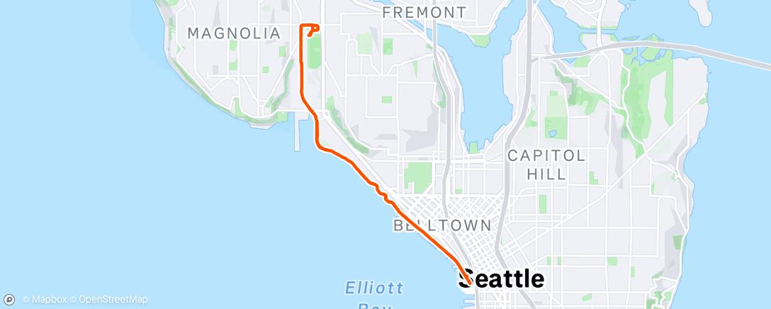 Map of the activity, Headed to Ballard?