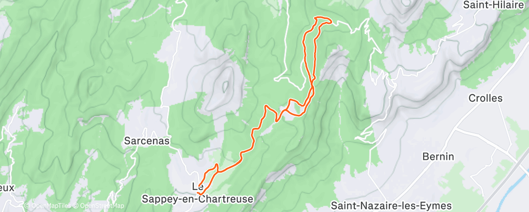 Mapa da atividade, Prépa Belle Étoile ? 🤔🚵‍♂️