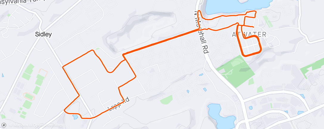 Map of the activity, Saturday is supposed to be for bikes