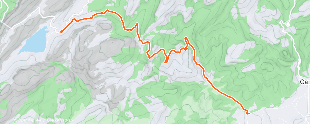 Map of the activity, Excursión de mañana