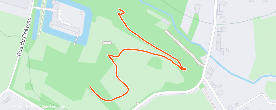 Map of the activity, Randonnée le midi