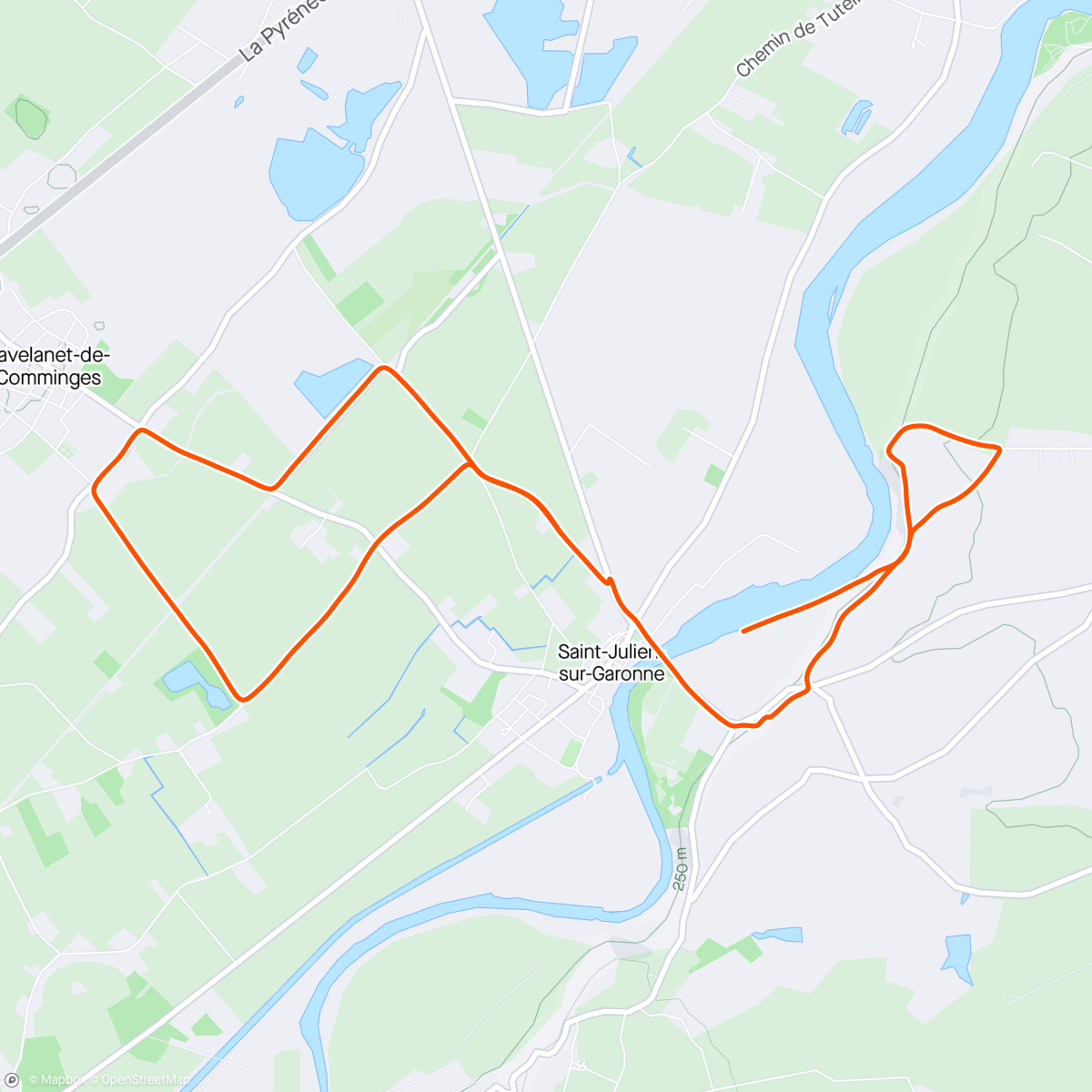 Map of the activity, Course à pied de Pâques