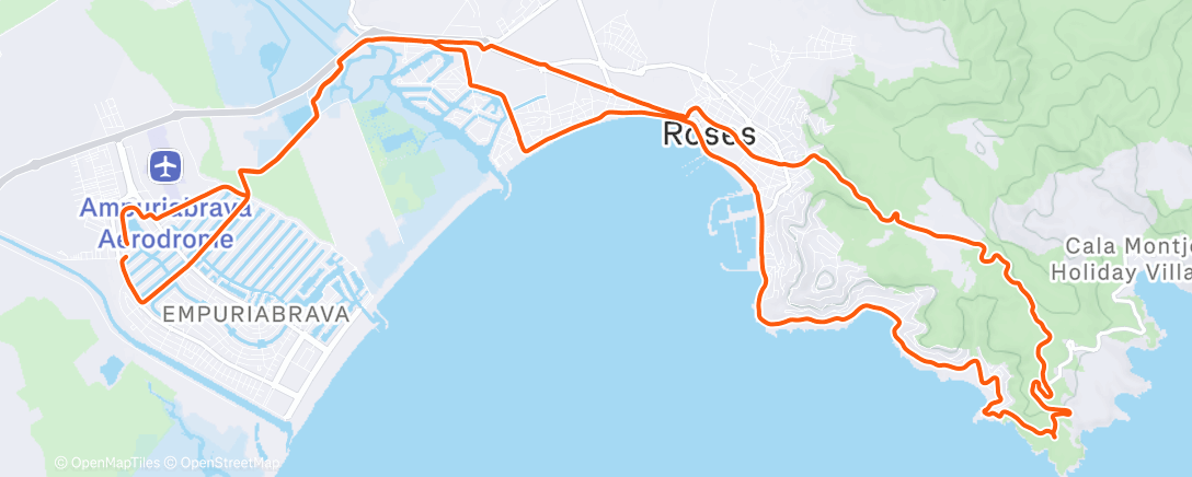 Map of the activity, Falconera 31k 🚲🚲🚲🥶🥶🌞🌞
