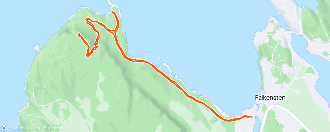 Map of the activity, Tur til Slettefjell