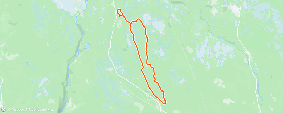 Map of the activity, Stenfjellet