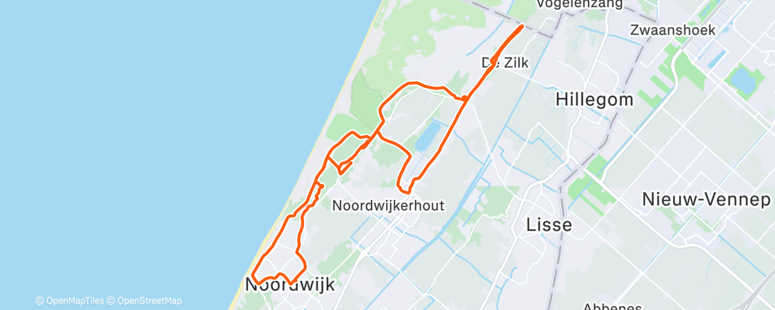Map of the activity, Lunch Ride