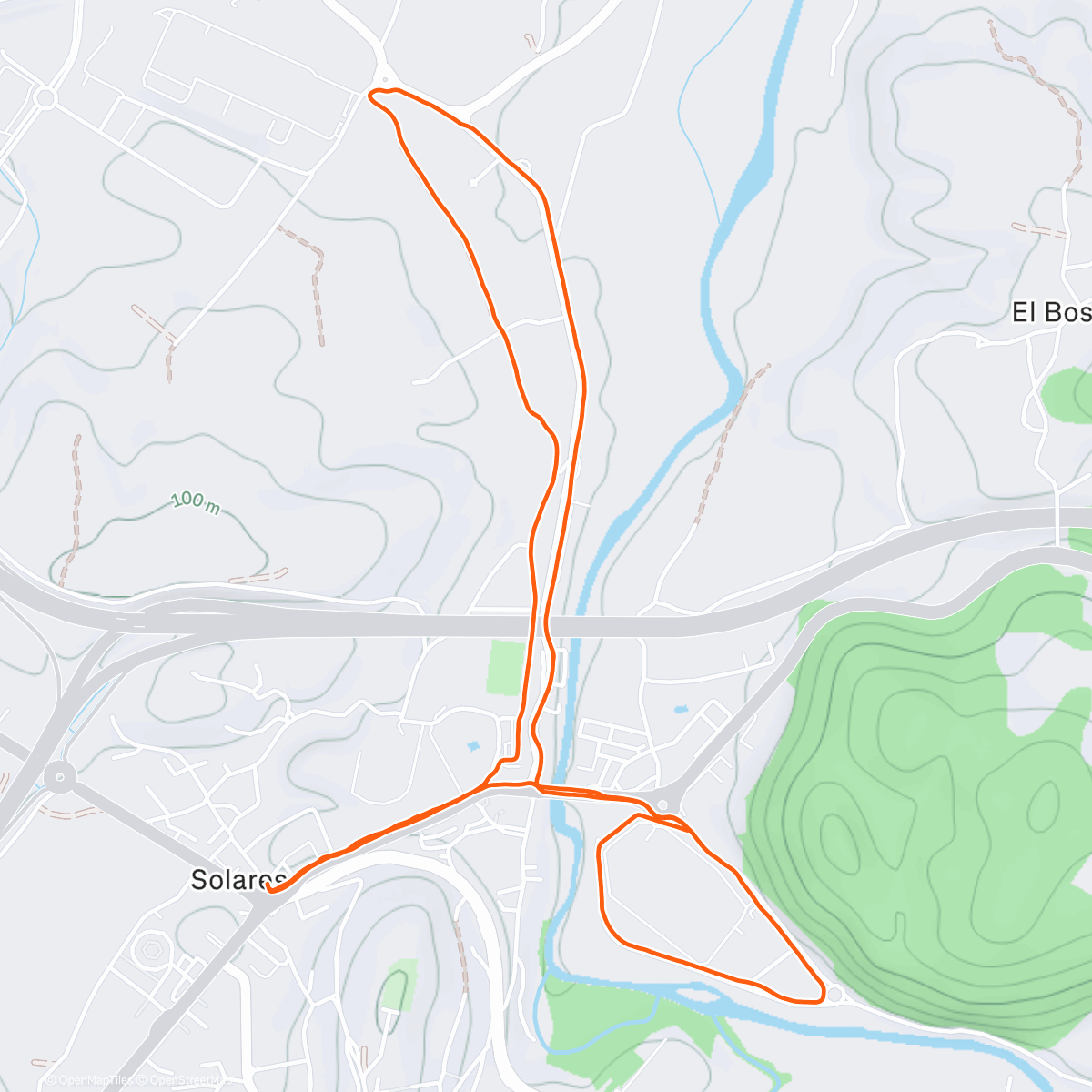 Map of the activity, C12 RUN