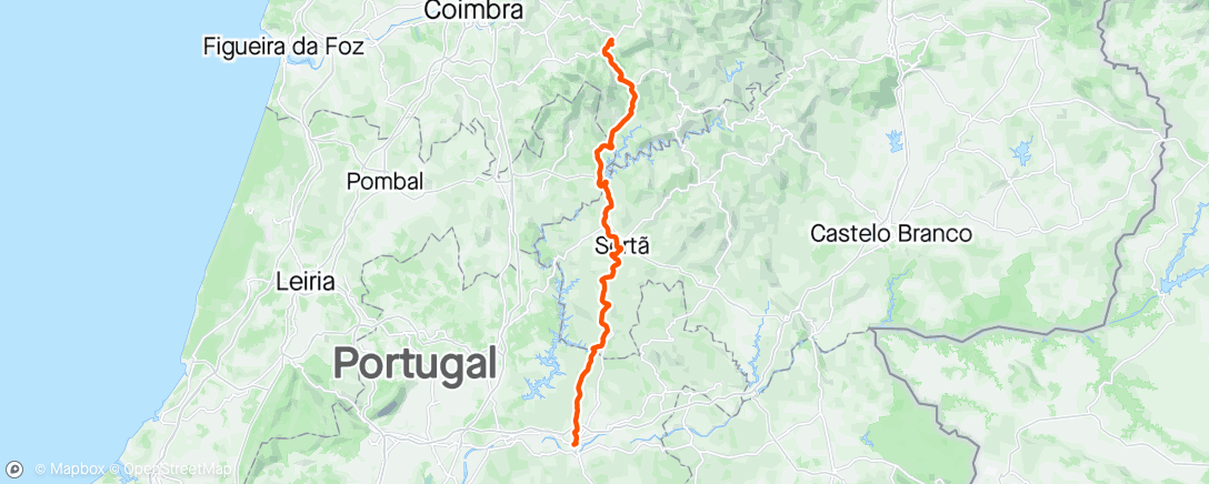 Map of the activity, Portugal day 4. Queens stage, some of the most fantastic and fantastically quiet roads I’ve ridden. Perfect