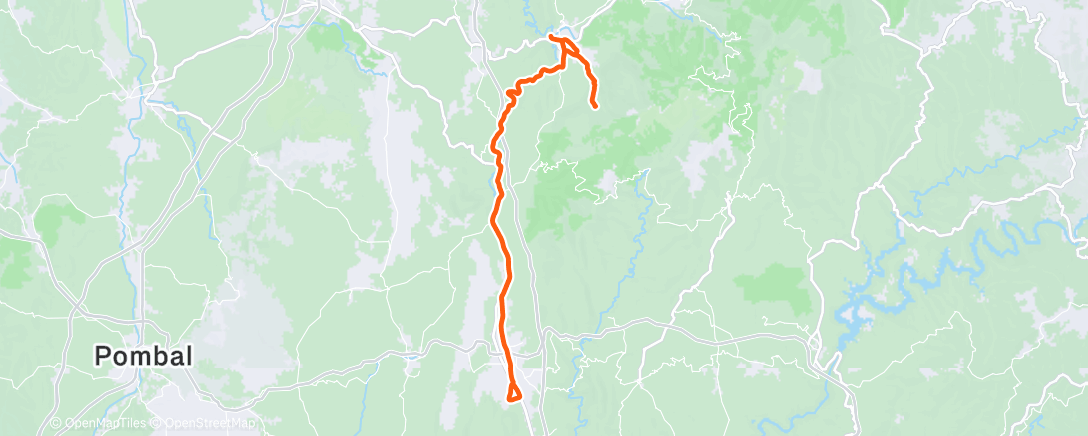 Map of the activity, Morning Ride