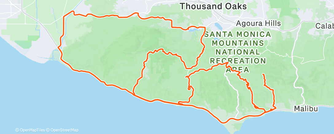 Mappa dell'attività Morning Ride