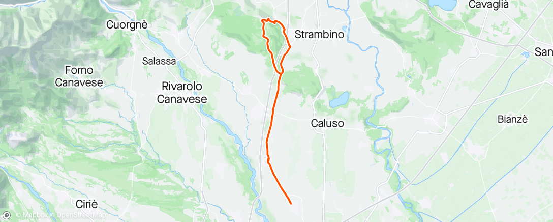 「Giro pomeridiano」活動的地圖