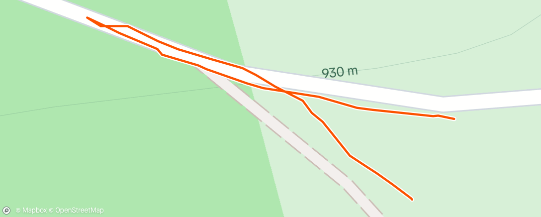 Map of the activity, Lunch Walk
