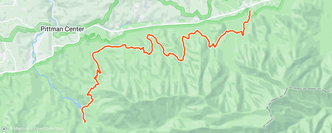 Map of the activity, Old Settlers