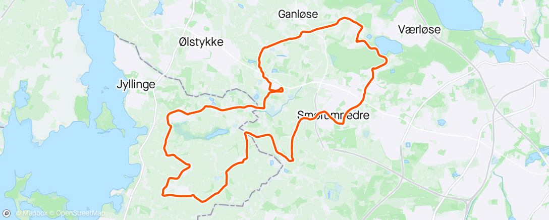 Map of the activity, Sydruten short