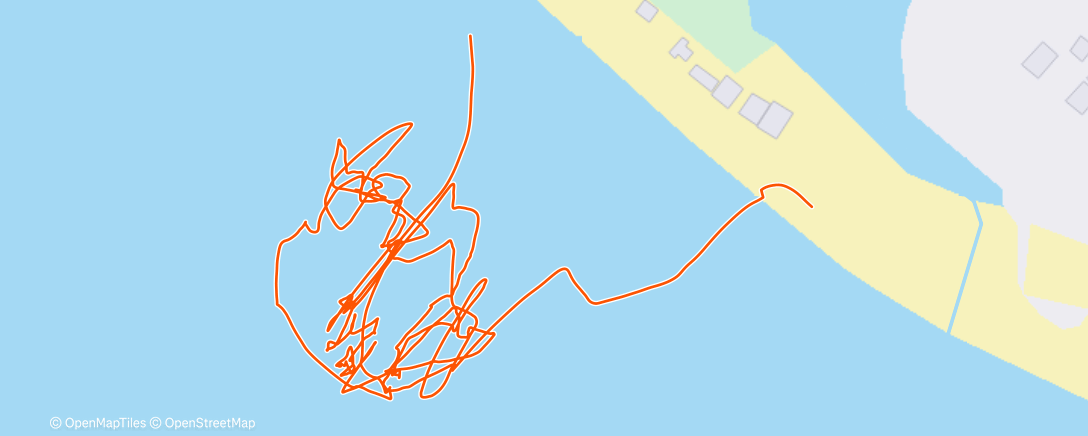 Map of the activity, Surf de Noël 🌊