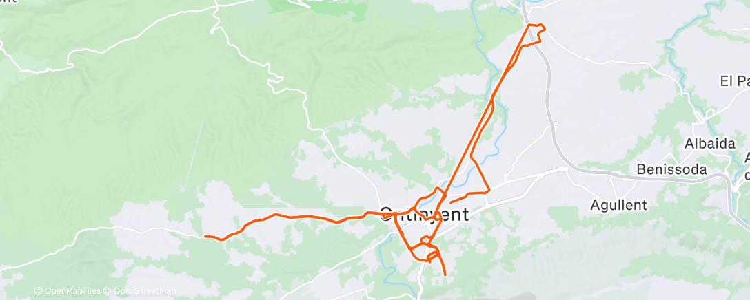 Map of the activity, Morning Ride