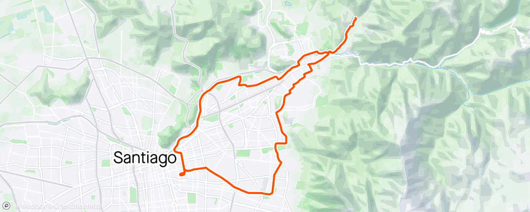 Mapa da atividade, 16/04/2024 El Arrayán, Lo Barnechea; Peñalolén