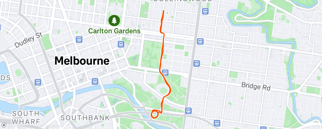 Map of the activity, crisp as it gets