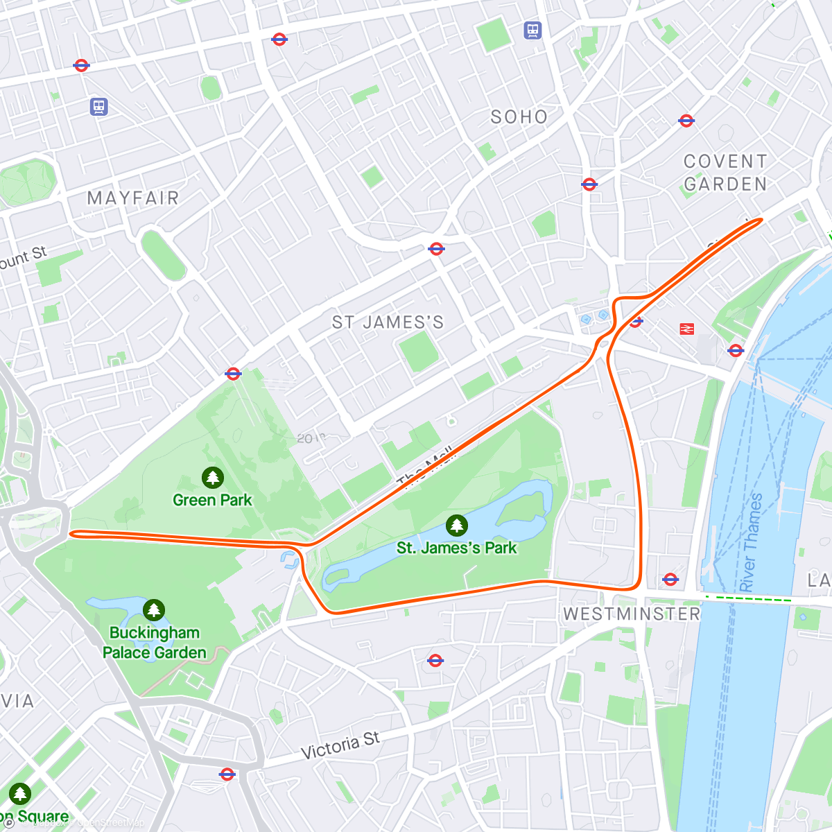 Map of the activity, Zwift - Rob Lee (ZSUNR)'s Meetup on Classique in London