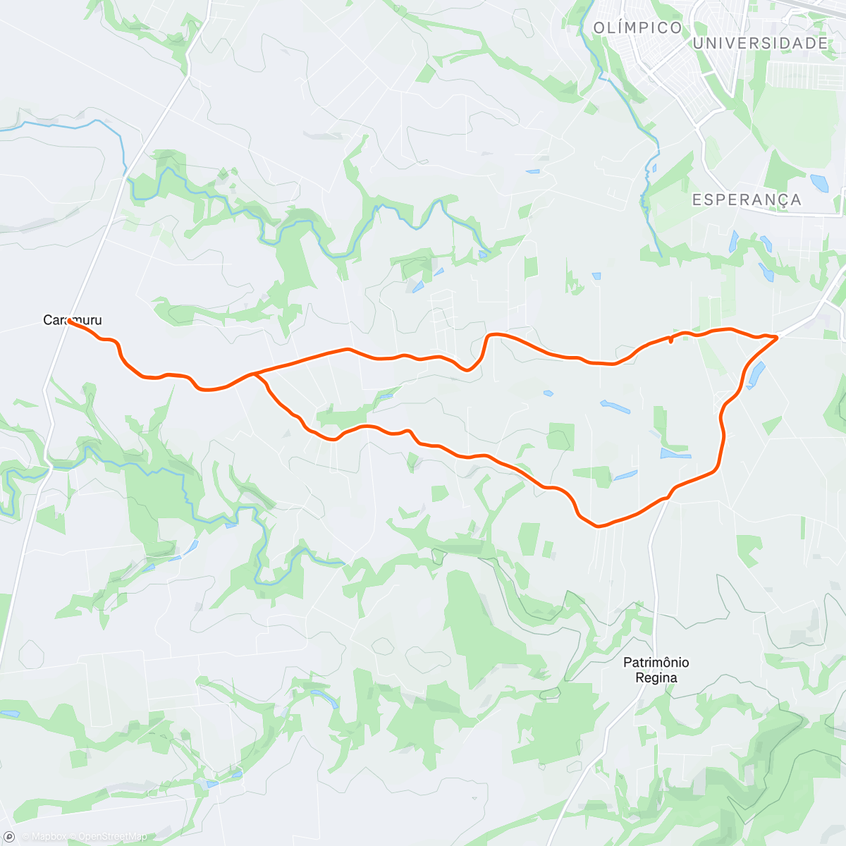 Map of the activity, Gravel é vida! 😂