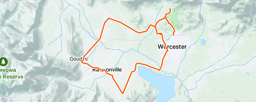 Peta aktivitas, Morning Ride