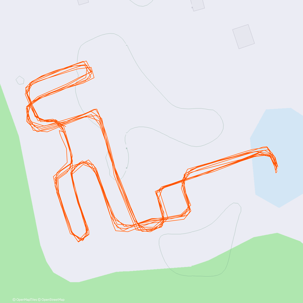 Map of the activity, Вахта VI d21: Кросс  [t=-14C]