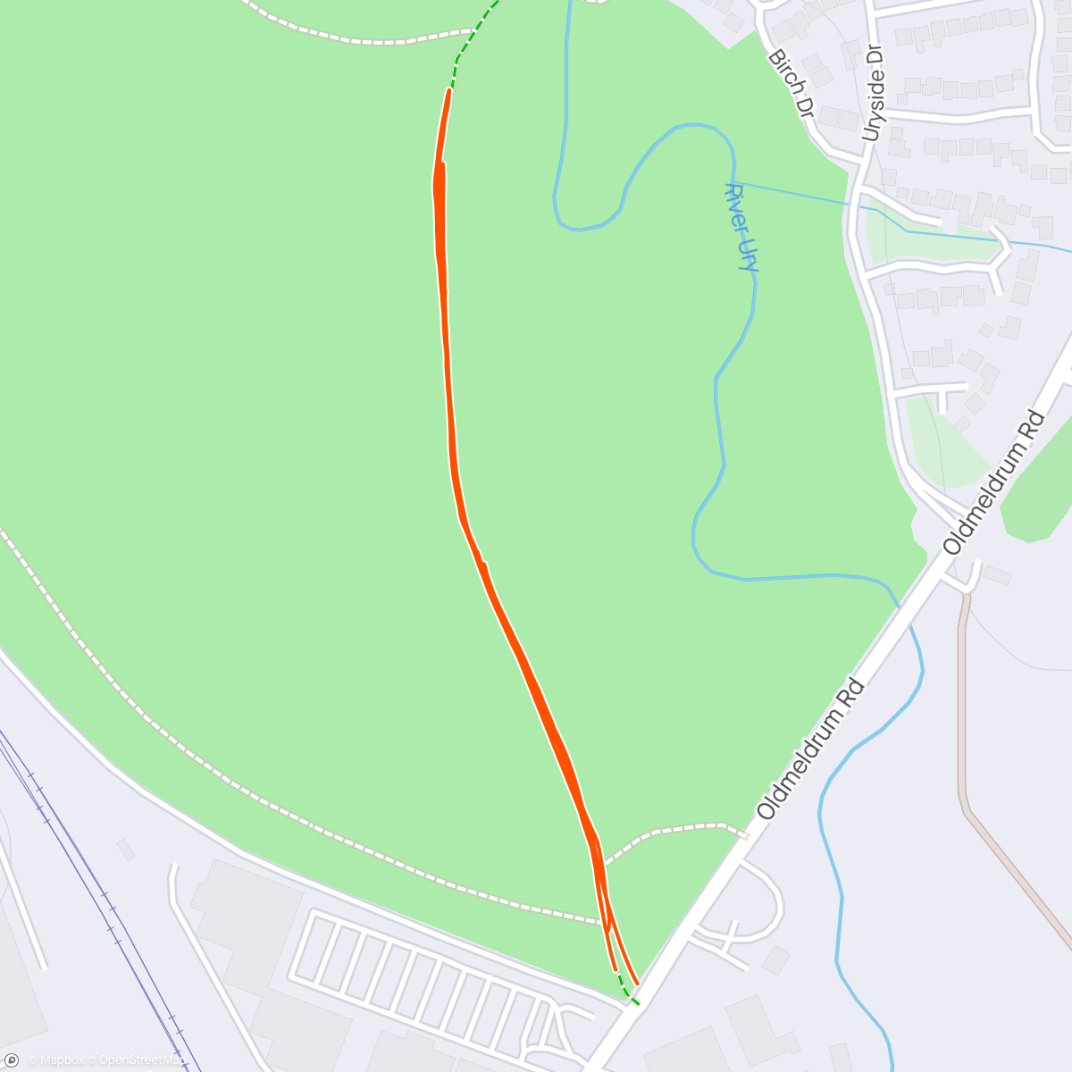Map of the activity, Intervals