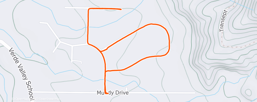 Map of the activity, Morning Walk