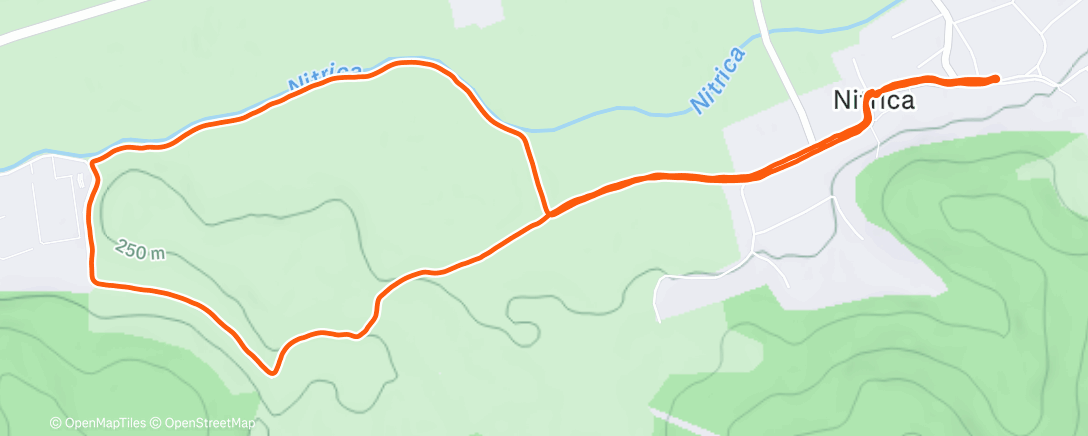 Map of the activity, Lunch Walk