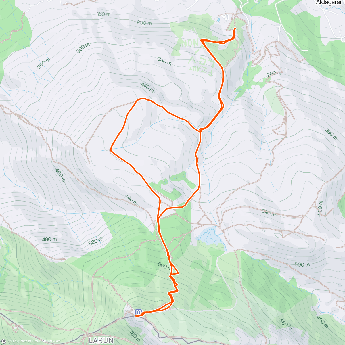 Map of the activity, Montée de la Rhune