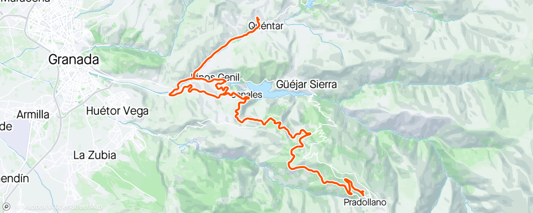 Map of the activity, Sierra Nevada T5. Kleine sneeuwstorm ⛄️