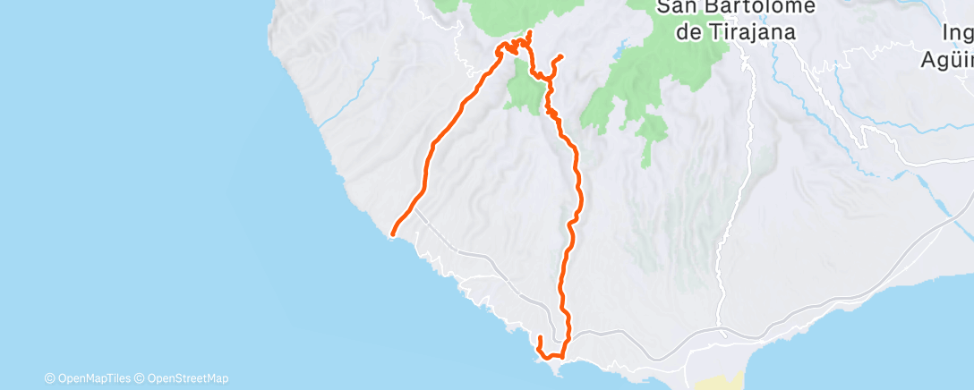 Map of the activity, Granca dag 3