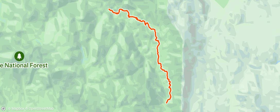 Map of the activity, Morning Hike