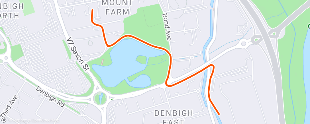 Map of the activity, Afternoon Ride in
