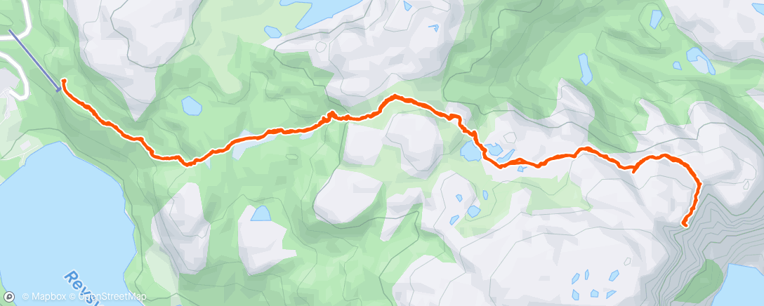 Map of the activity, Hike to Preikestolen