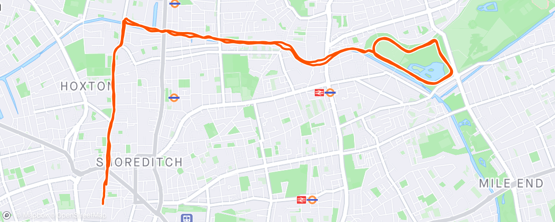 Map of the activity, SOAR Running: Highway to Hackney [Week 04]  🏃‍♂️