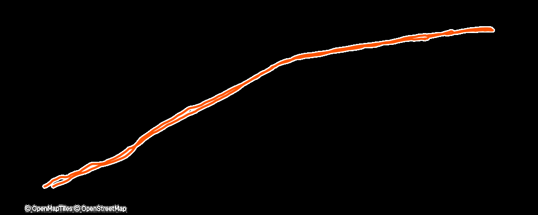 Map of the activity, Spaziergang am Morgen