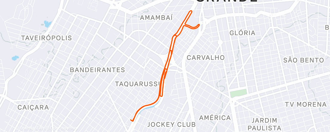 Карта физической активности (Corrida matinal)