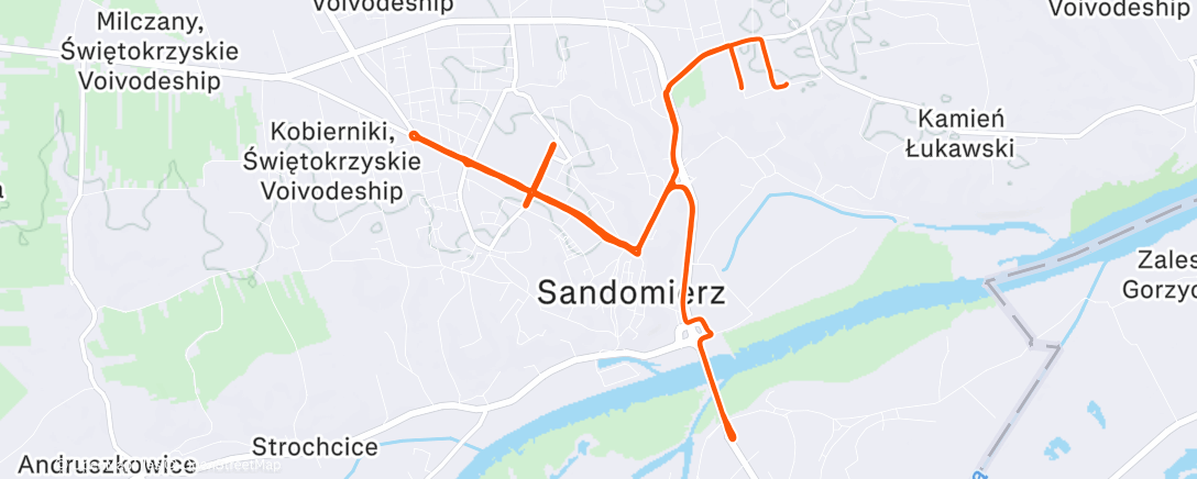 Карта физической активности (Evening Run 🥶💨)