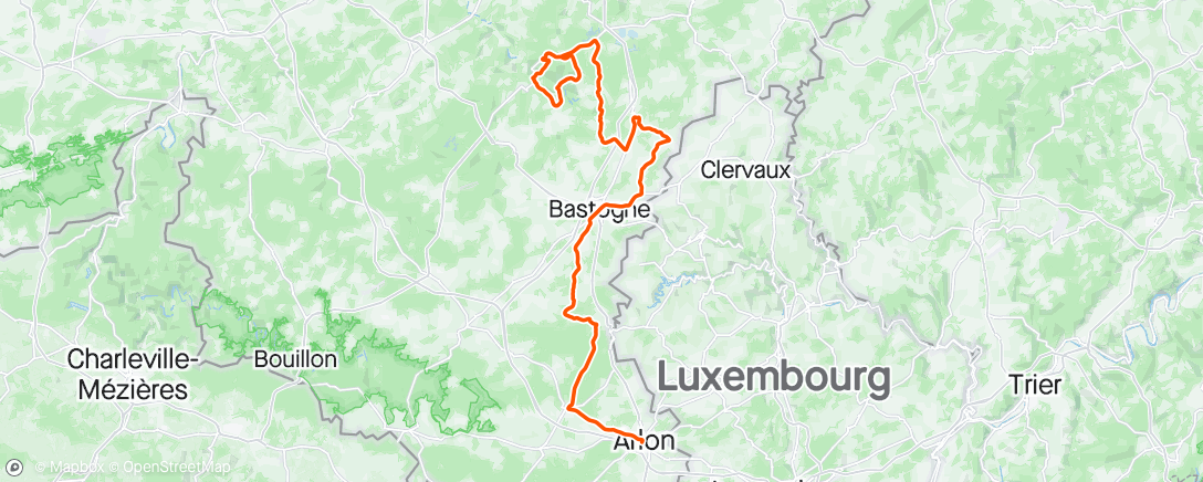Map of the activity, Wallonie 3