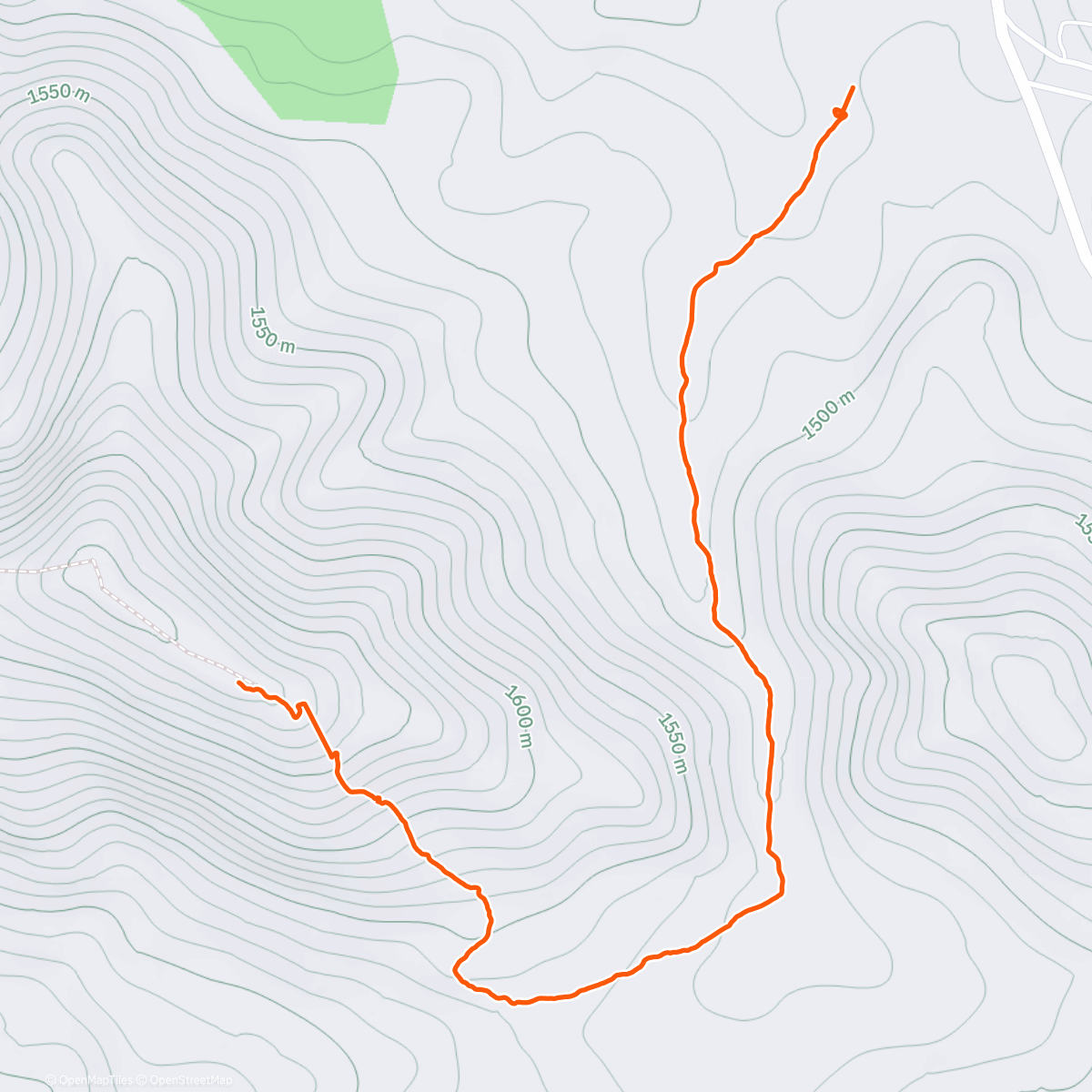 Map of the activity, 040921 - Sorkheh Hesar Summit