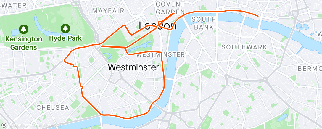 Map of the activity, Zwift - Group Ride: DIRT Xtra Long Ride (C) on Greater London Flat in London