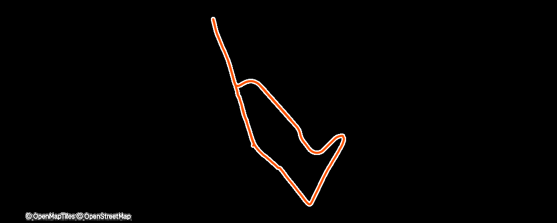 Map of the activity, Lauf am Morgen