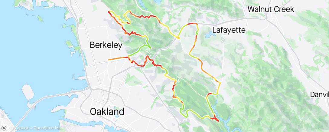 Map of the activity, Perfect Fall Day