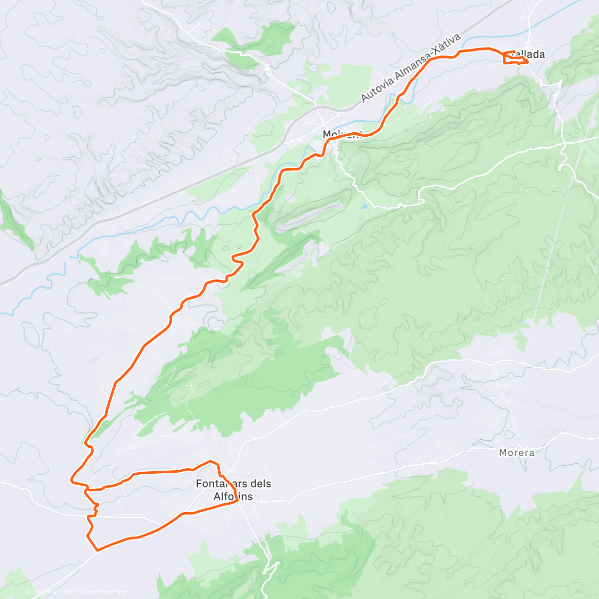 Map of the activity, Flaka!