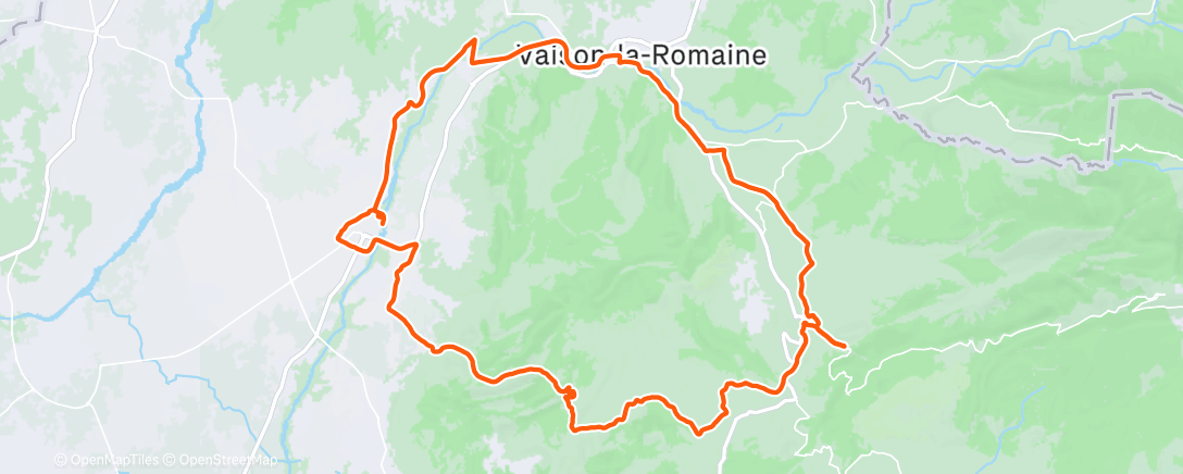 Map of the activity, Gvl avec Jojo 🐦