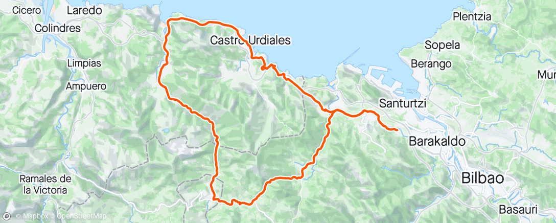 Map of the activity, Pontarron Improvisado