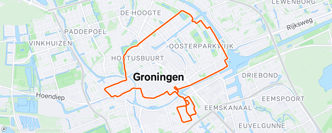 Map of the activity, Mezelf nog even uitgelaten 🏃🏼‍♂️