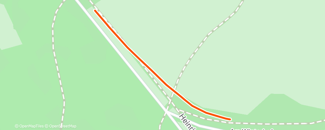 Map of the activity, Lunch Run