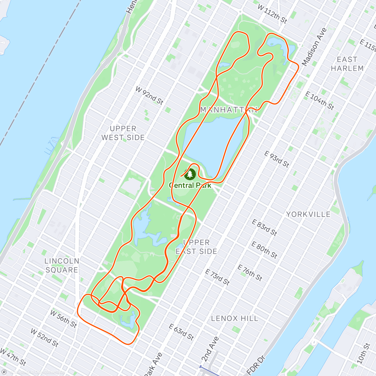 Carte de l'activité Zwift - 60min Riders Choice in New York